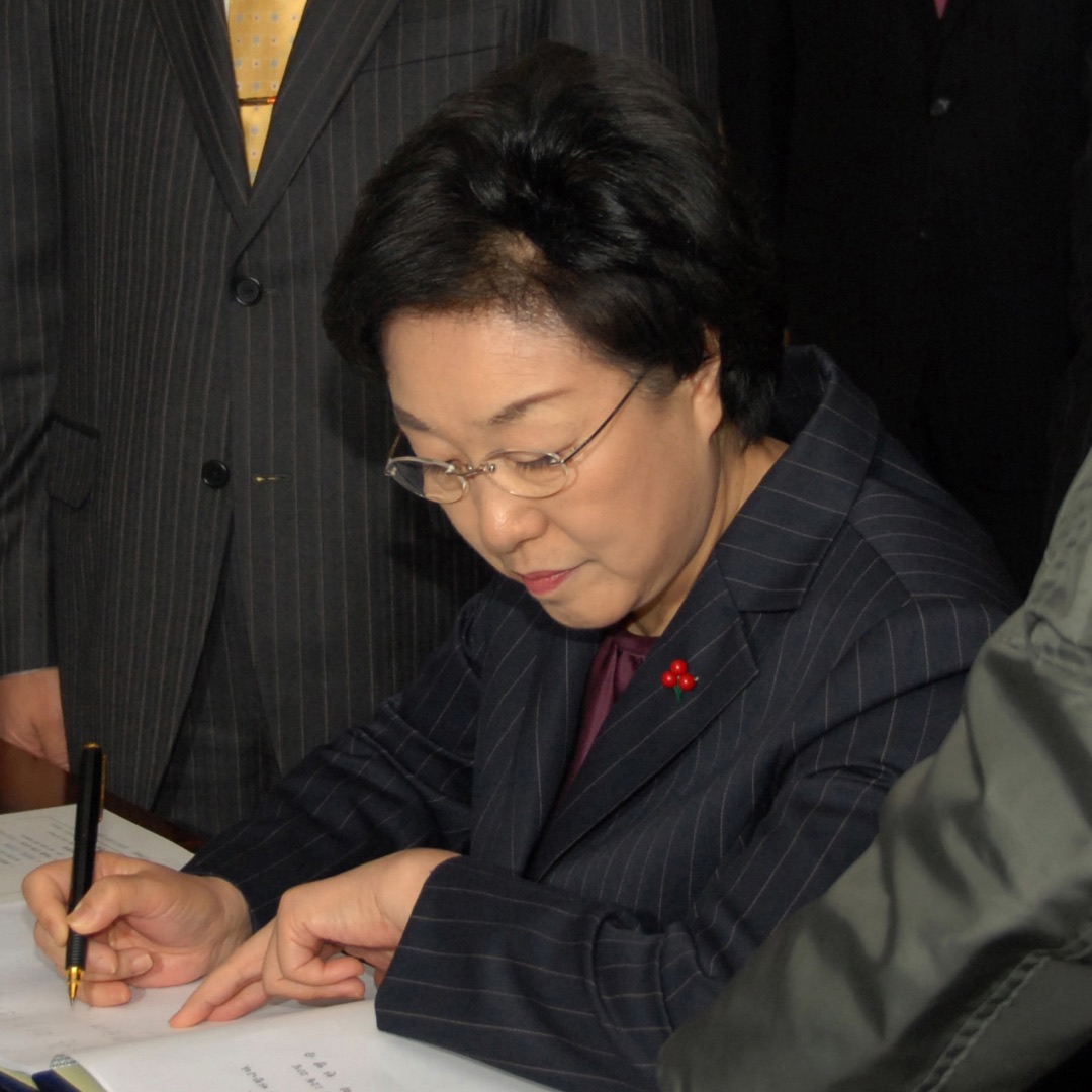 2006년 국무총리 시절 한명숙