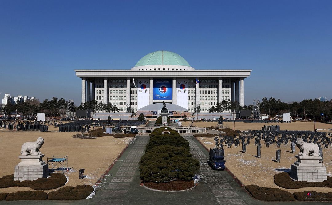여의도 국회의사당(인사청문회가 열린 국회를 상징하는 사진)