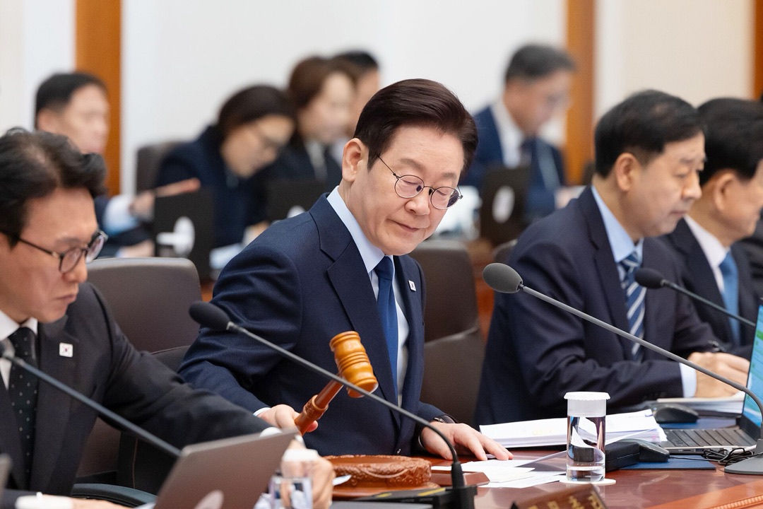 2026년 2월 국무회의 모습(8월 11일 국무회의 장면 아님)