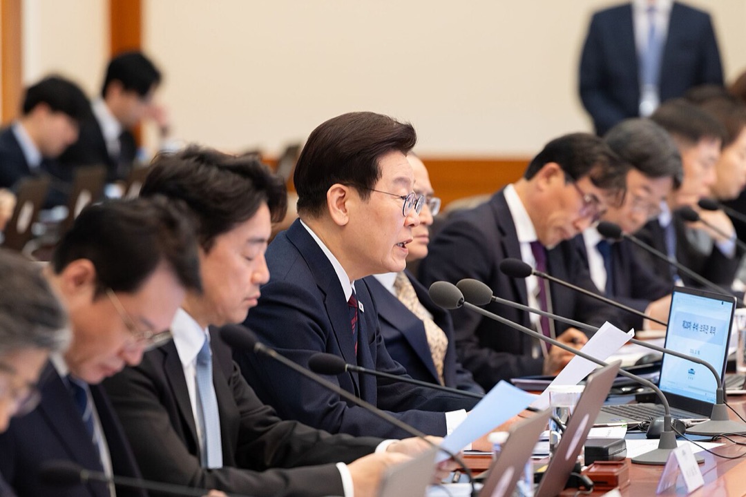 2026년 3월 수석보좌관회의 모습(취임 1주년 회견 장면 아님)