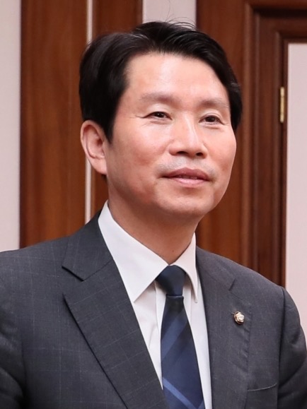 2020년 2월 민주당 원내대표 시절의 이인영